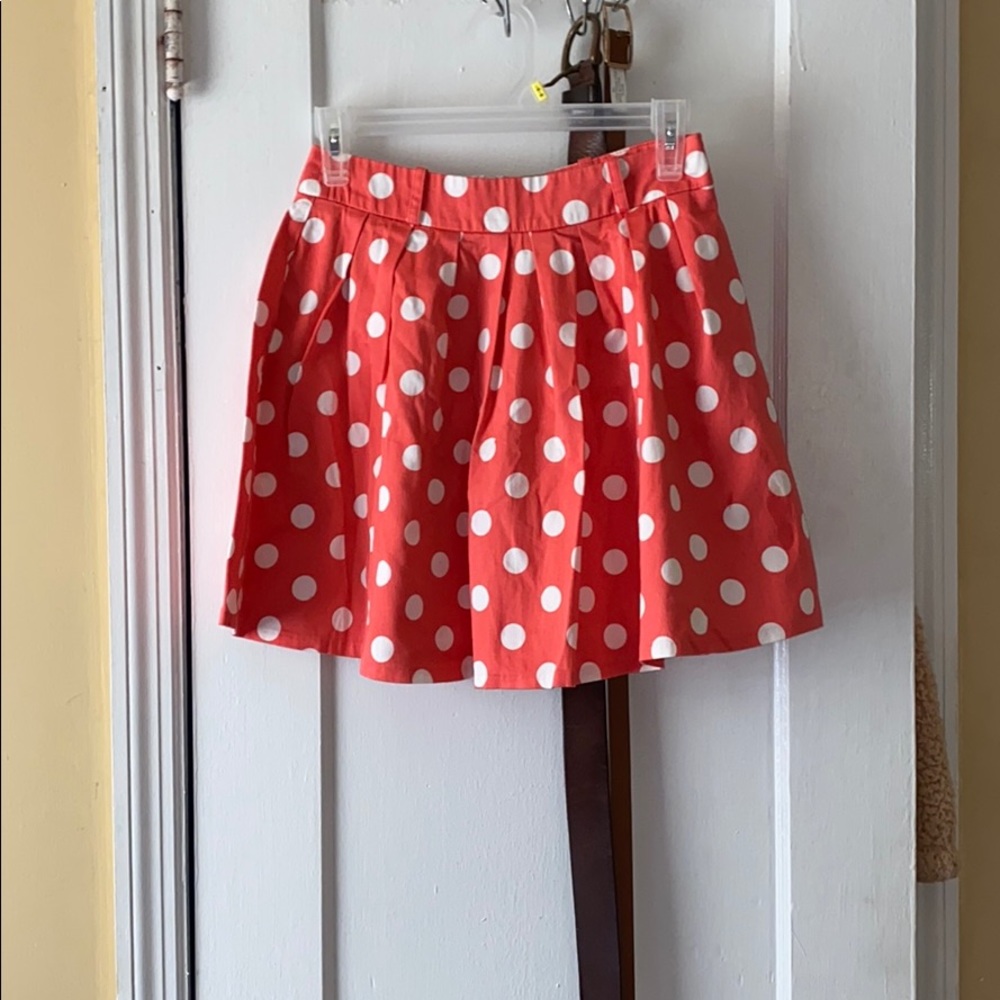 Polka dot skirt